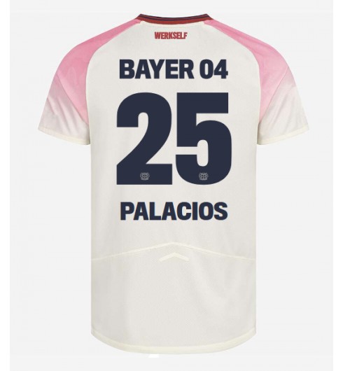 Bayer Leverkusen Exequiel Palacios #25 Bortedrakt 2025-26 Korte ermer Bayer Leverkusen Exequiel Palacios #25 Bortedrakt 2025-26 Korte ermer